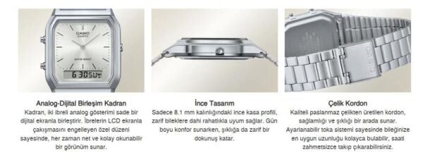 Casio AQ-230A-1DMQ Erkek Kol Saati