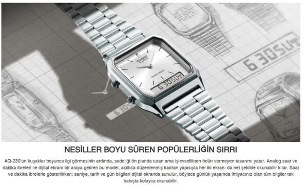 Casio AQ-230A-9AMQYDF Erkek Kol Saati