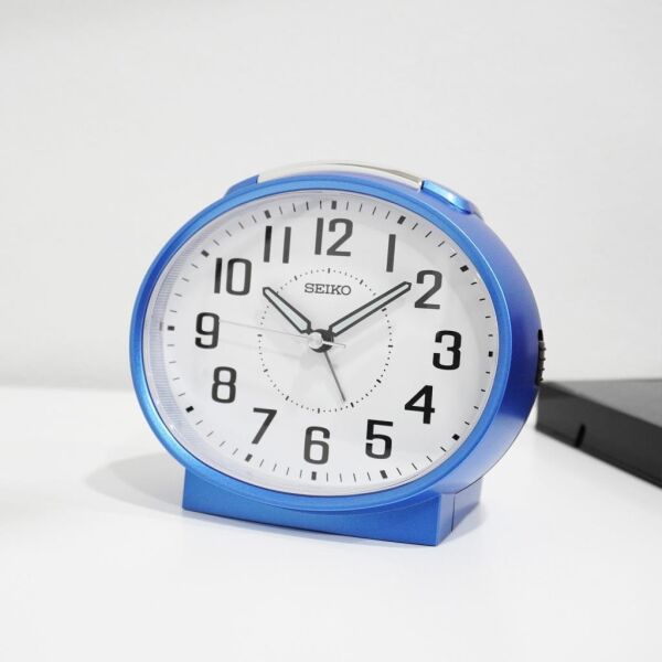 Seiko QHK059L 5 dk Ertelemeli Bell Sesli Alarm Sessiz Saniyeli Aydınlatmalı Masa Saati
