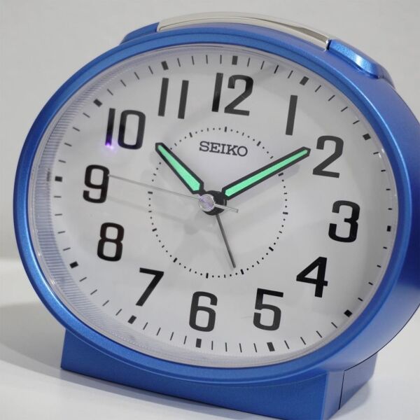 Seiko QHK059L 5 dk Ertelemeli Bell Sesli Alarm Sessiz Saniyeli Aydınlatmalı Masa Saati