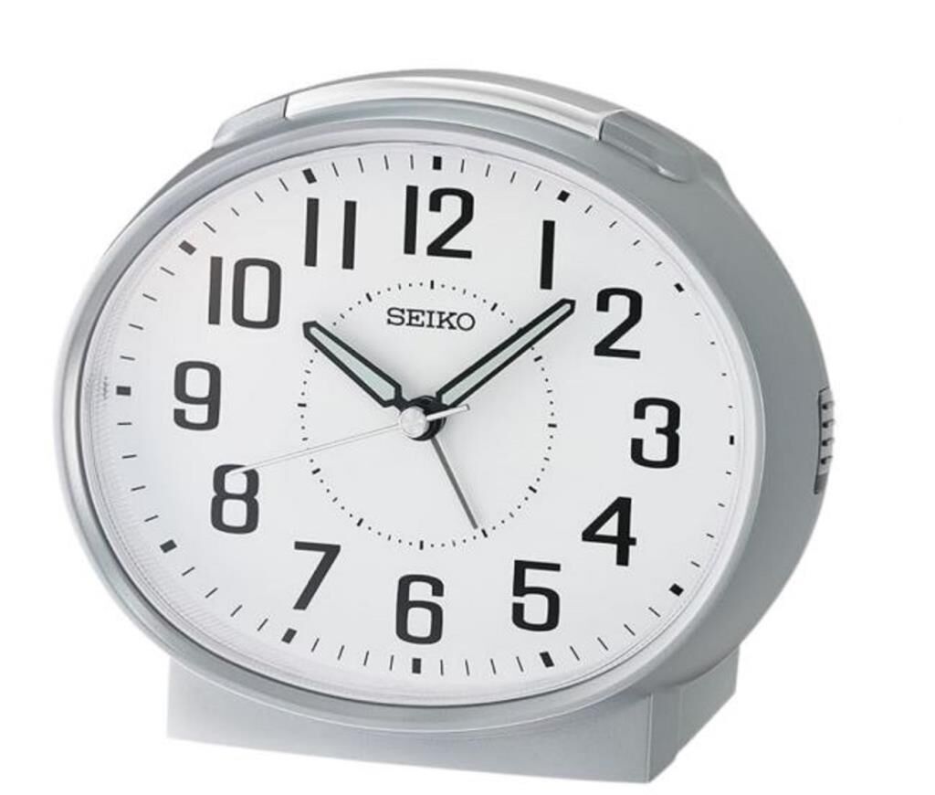 Seiko QHK059S 5 dk Ertelemeli Bell Sesli Alarm Sessiz Saniyeli Aydınlatmalı Masa Saati