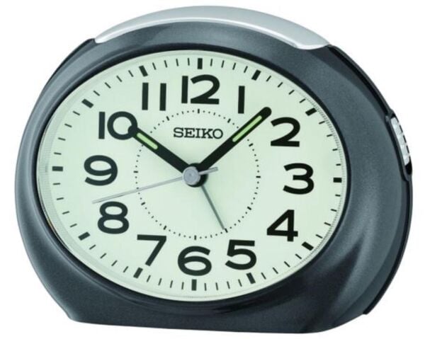Seiko QHE193K Ertelemeli Bip Alarmlı Işıklı Sessiz Akar Saniyeli Uyku Modlu Masa Saati