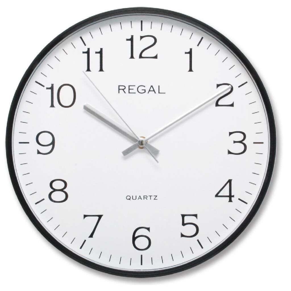 Regal 0250 BW İnce Çerçeve Slim Duvar Saati