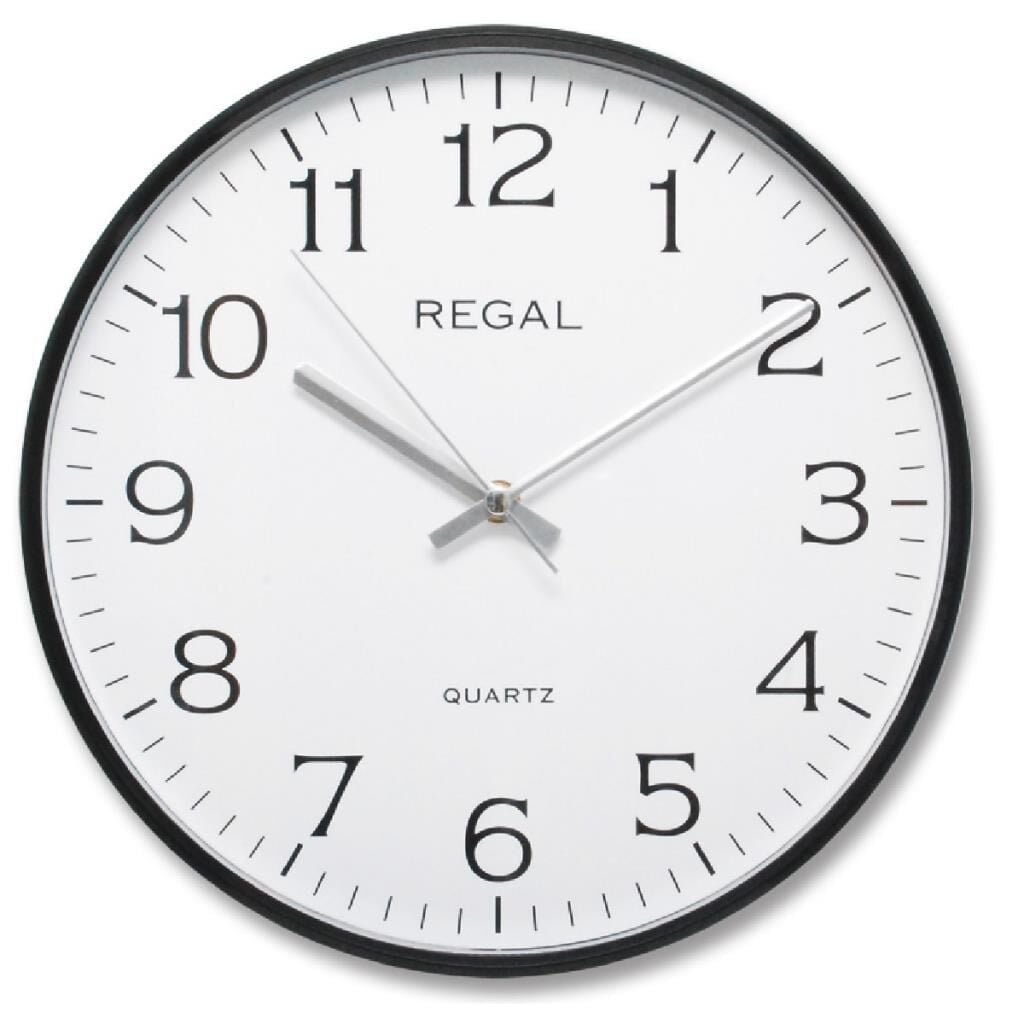 Regal 0250 BW İnce Çerçeve Slim Duvar Saati