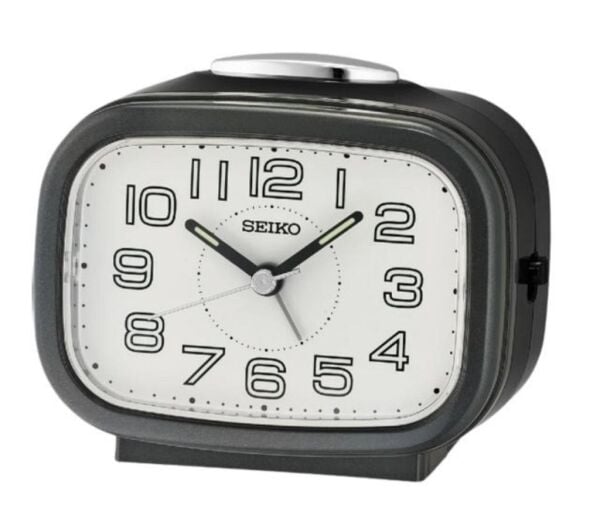 Seiko QHK060K 5 dk Ertelemeli Bell Sesli Alarm Sessiz Saniyeli Aydınlatmalı Masa Saati