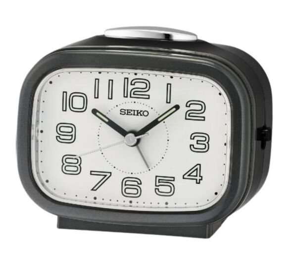 Seiko QHK060K 5 dk Ertelemeli Bell Sesli Alarm Sessiz Saniyeli Aydınlatmalı Masa Saati
