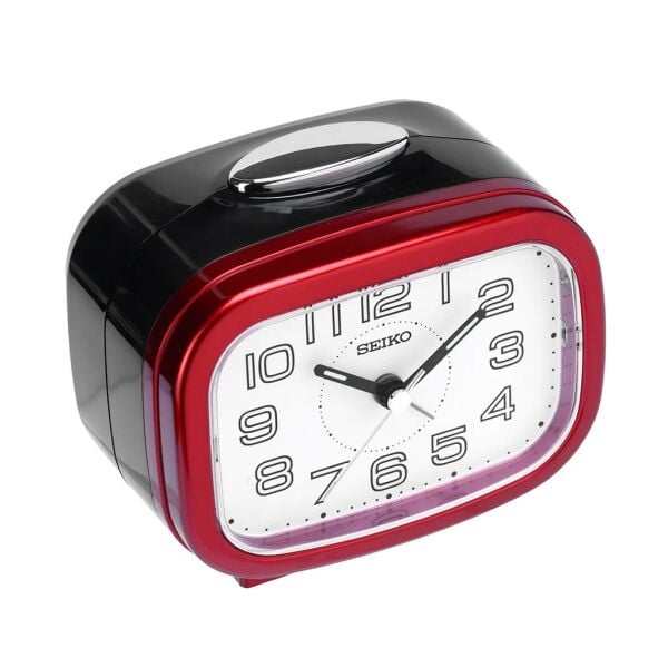 Seiko QHK060R Sessiz Saniyeli Aydınlatmalı Bell Sesli Alarm 5 dk Ertelemeli Masa Saati