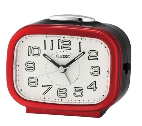 Seiko QHK060R 5 dk Ertelemeli Bell Sesli Alarm Sessiz Saniyeli Aydınlatmalı Masa Saati