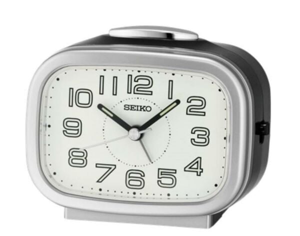 Seiko QHK060S Sessiz Saniyeli Aydınlatmalı Bell Sesli Alarm 5 dk Ertelemeli Masa Saati