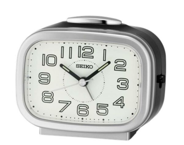 Seiko QHK060S Sessiz Saniyeli Aydınlatmalı Bell Sesli Alarm 5 dk Ertelemeli Masa Saati