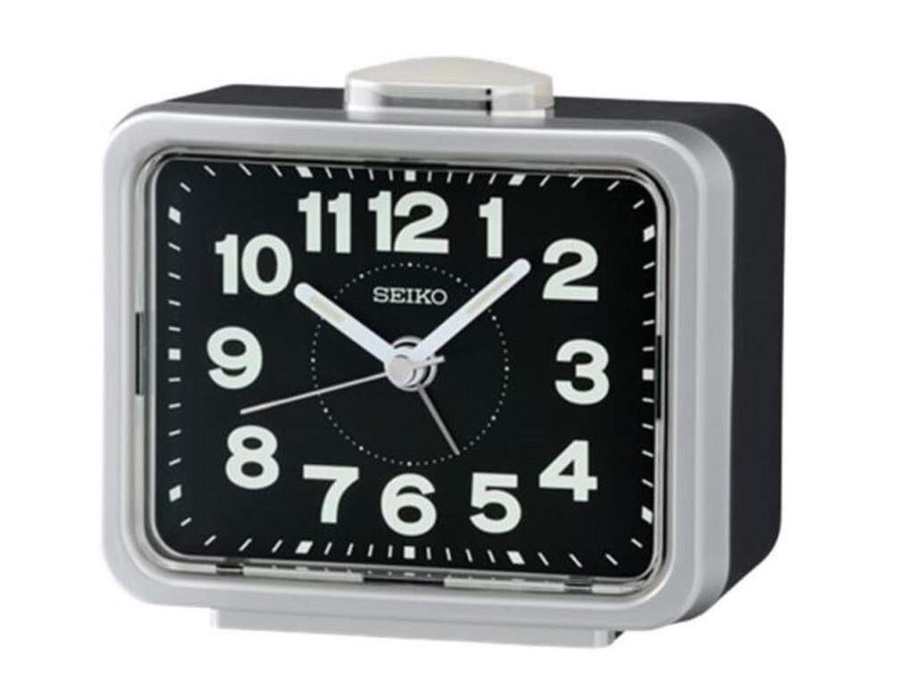 Seiko QHK062S Bell Sesli Alarm Sessiz Saniyeli Aydınlatmalı LumiBrite Masa Saati