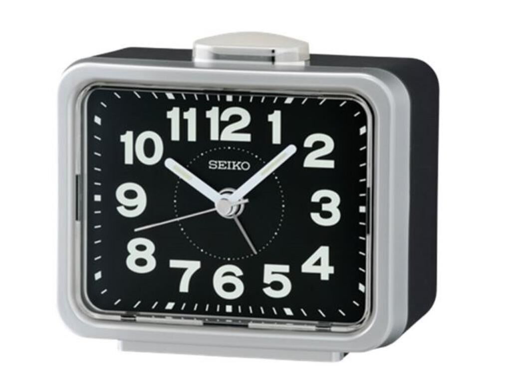 Seiko QHK062S Bell Sesli Alarm Sessiz Saniyeli Aydınlatmalı LumiBrite Masa Saati