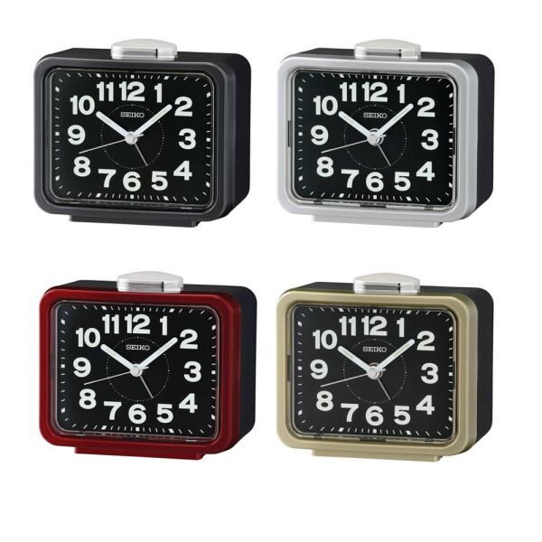 Seiko QHK062S Bell Sesli Alarm Sessiz Saniyeli Aydınlatmalı LumiBrite Masa Saati
