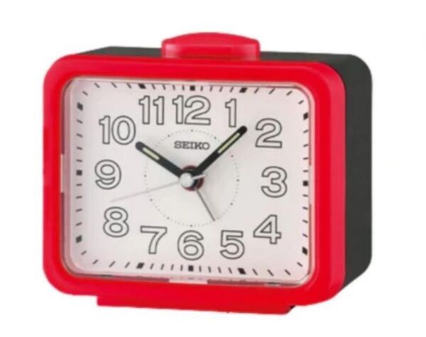 Seiko QHK061R Bell Sesli Alarm Sessiz Saniyeli Aydınlatmalı Masa Saati