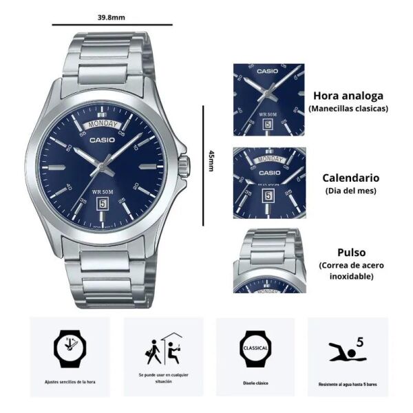 Casio MTP-1370D-2A2VDF Erkek Kol Saati