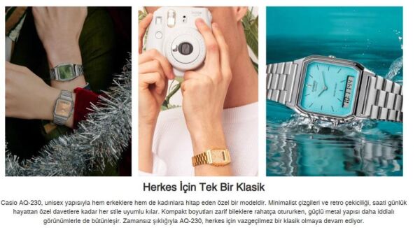 Casio AQ-230A-4AMQYDF Unisex Kol Saati