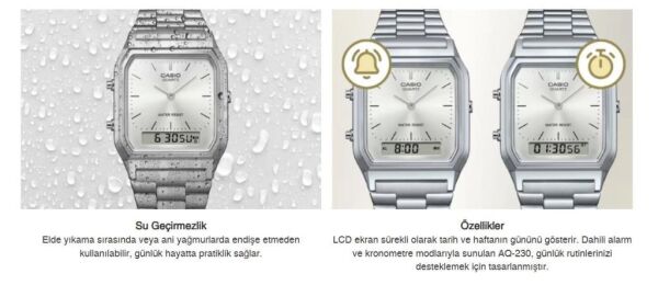 Casio AQ-230A-4AMQYDF Unisex Kol Saati