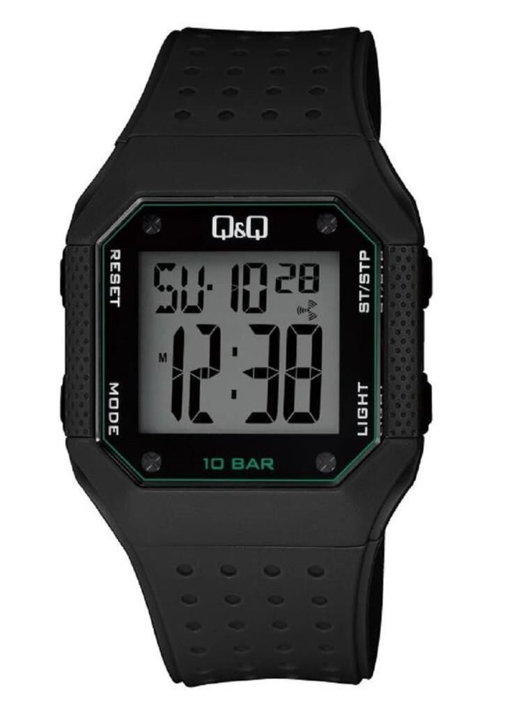 Q&Q M158J004Y Alarmlı Tarihli Kronometreli Işıklı Genç Kol Saati