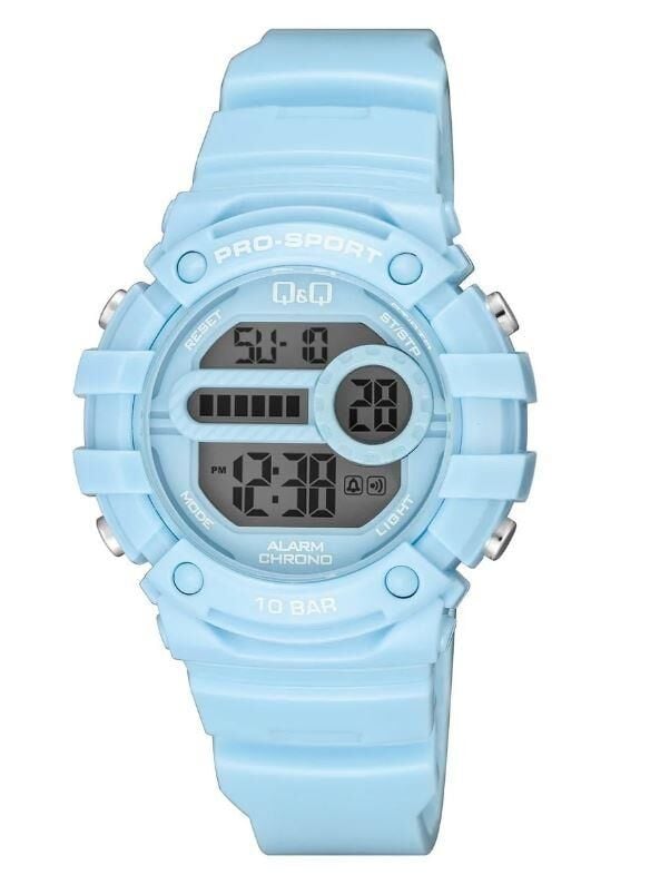 Q&Q G15A-001VY Mavi Renkli Alarmlı Tarihli Kronometreli Işıklı Çocuk Kol Saati