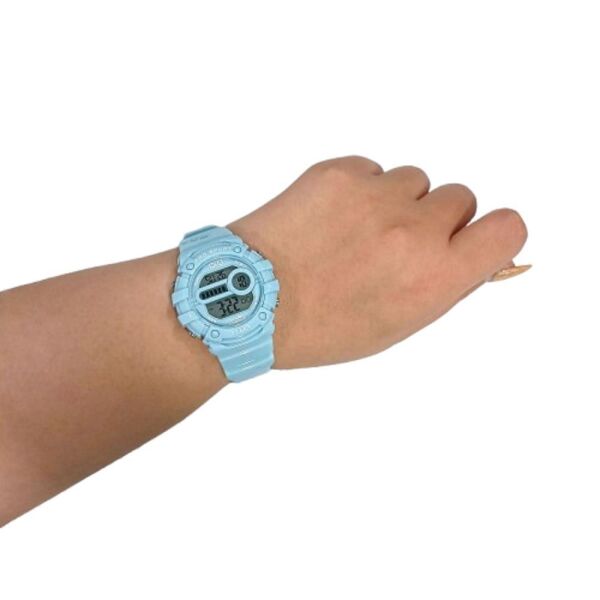 Q&Q G15A-001VY Mavi Renkli Alarmlı Tarihli Kronometreli Işıklı Çocuk Kol Saati