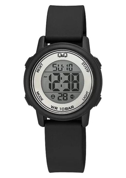 Q&Q G05A-02VY Siyah Renkli Alarmlı Tarihli Kronometreli Işıklı 10 Atm Çocuk Kol Saati