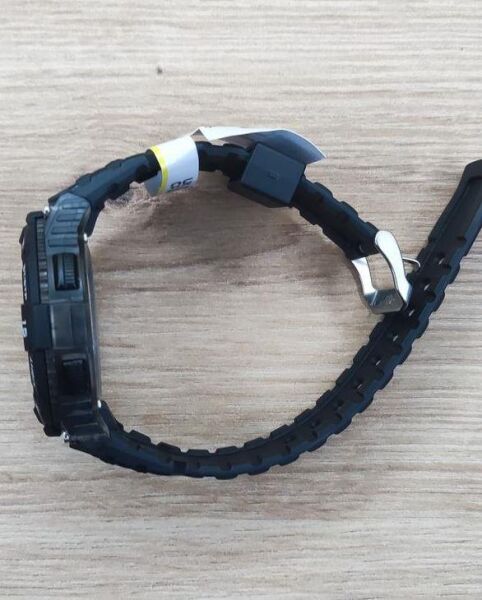 Q&Q G21A-002VY Siyah Renkli Alarmlı Tarihli Kronometreli Işıklı Genç Kol Saati