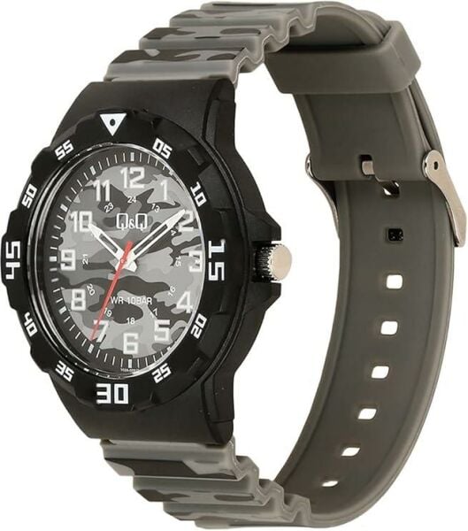 Q&Q V02A-009VY Kamuflaj Çocuk Kol Saati