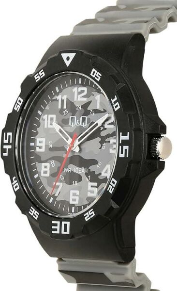 Q&Q V02A-009VY Kamuflaj Çocuk Kol Saati