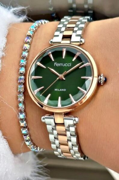Ferrucci FC 0725 03590M.05 Bileklik Hediyeli Kadın Kol Saati