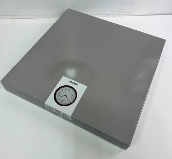 Seiko QXA813B Ahşap (MDF) Kasa Kahverengi Renkli 39 cm Çaplı Modern Sessiz Saniye Mekanizmalı Duvar Saati