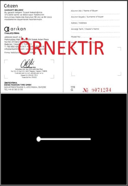 Citizen FE1243-83A  Kadın Kol Saati