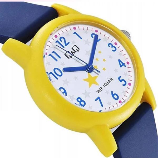 Q&Q V23A-013VY Yıldız Desenli Çocuk Kol Saati