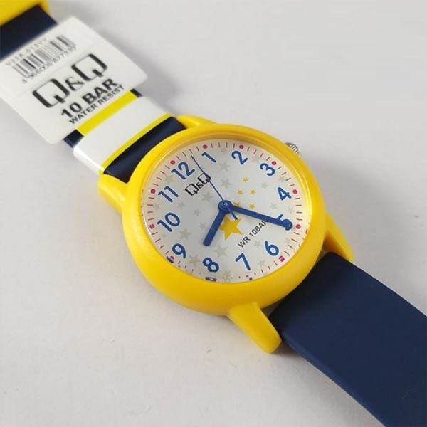 Q&Q V23A-013VY Yıldız Desenli Çocuk Kol Saati