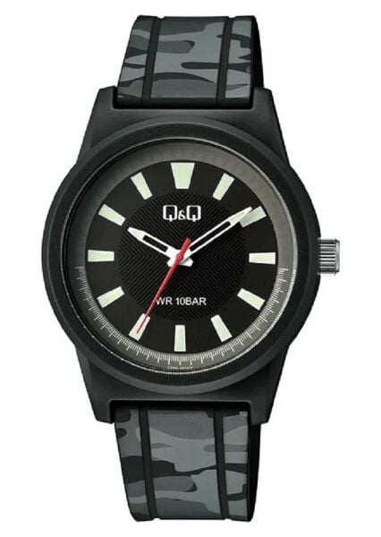 Q&Q V35A-001VY Kamuflaj Çocuk Kol Saati