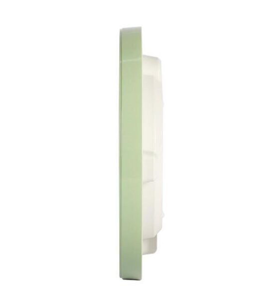 Seiko QHA016M Plastik Kasa Yeşil Renkli 27.5 cm Çaplı Quartz Mekanizmalı Duvar Saati