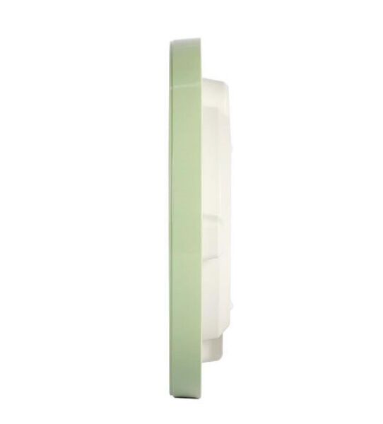 Seiko QHA016M Plastik Kasa Yeşil Renkli 27.5 cm Çaplı Quartz Mekanizmalı Duvar Saati