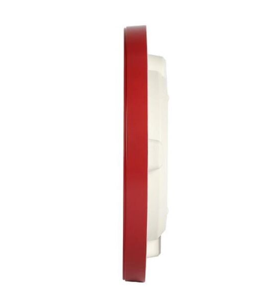 Seiko QHA016R Plastik Kasa Bordo Renkli 27.5 cm Çaplı Quartz Mekanizmalı Duvar Saati