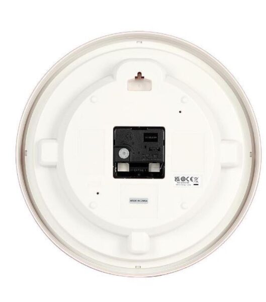 Seiko QHA016R Plastik Kasa Bordo Renkli 27.5 cm Çaplı Quartz Mekanizmalı Duvar Saati