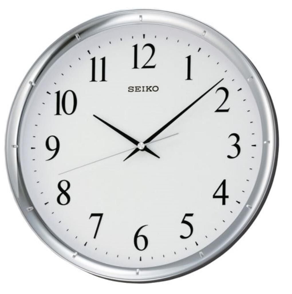 Seiko QXA417S Plastik Kasa Metalik Renkli 31.1 cm Çaplı Quartz Mekanizmalı Duvar Saati