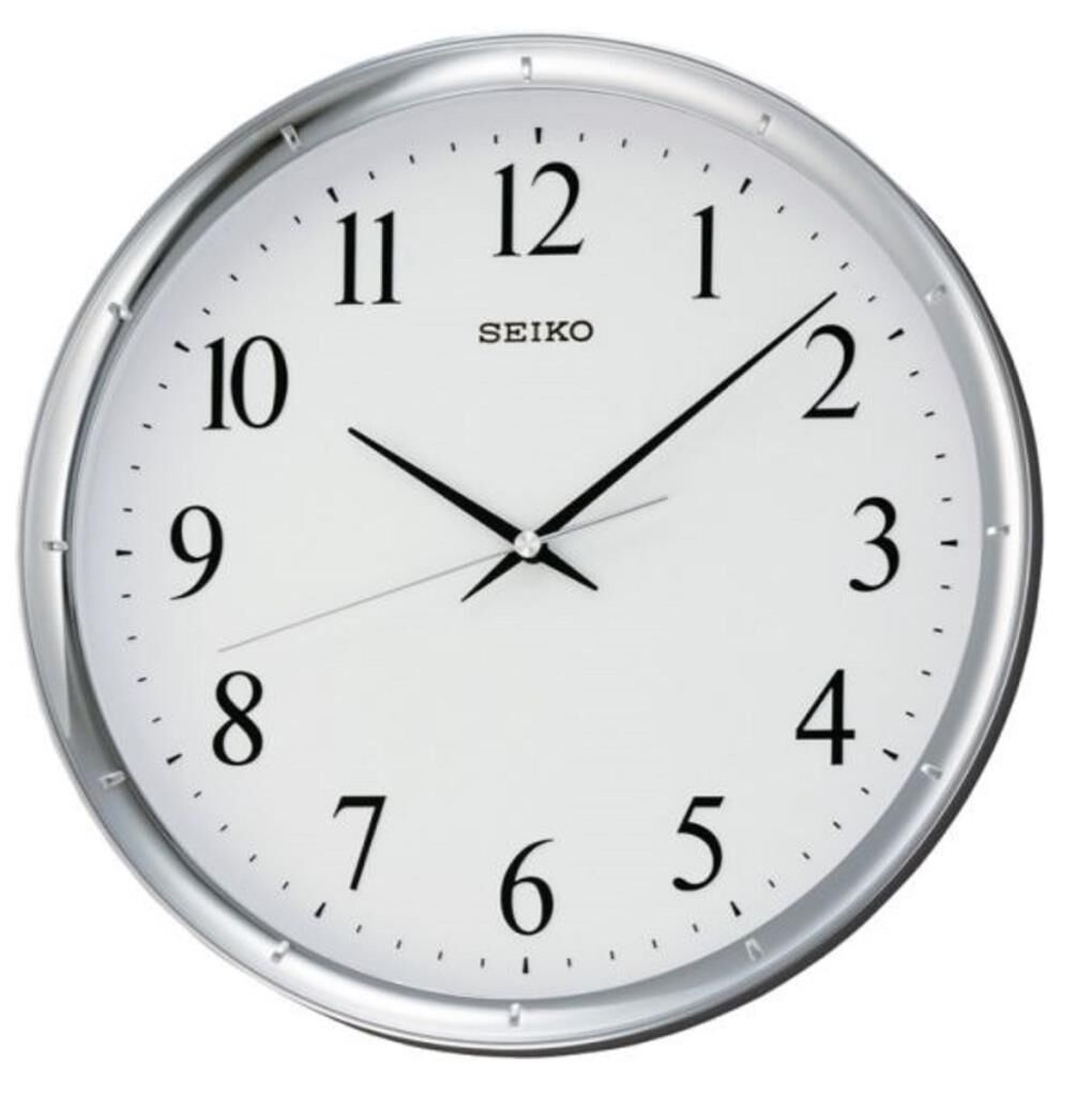 Seiko QXA417S Plastik Kasa Metalik Renkli 31.1 cm Çaplı Quartz Mekanizmalı Duvar Saati