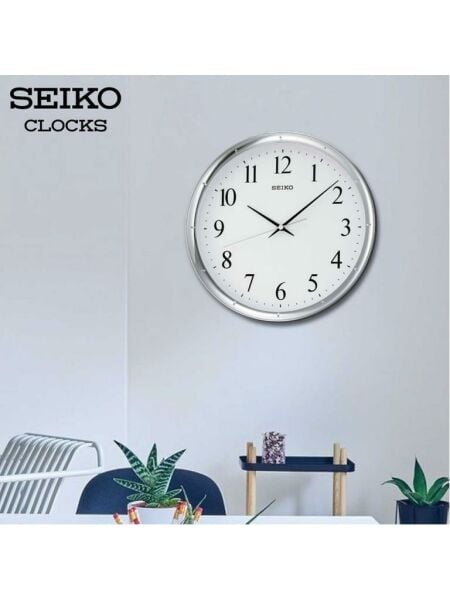 Seiko QXA417S Metalik Renkli Plastik Kasa Quartz Mekanizmalı Duvar Saati