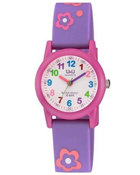 Q&Q VR99J001Y Çiçek Desenli Çocuk Kol Saati