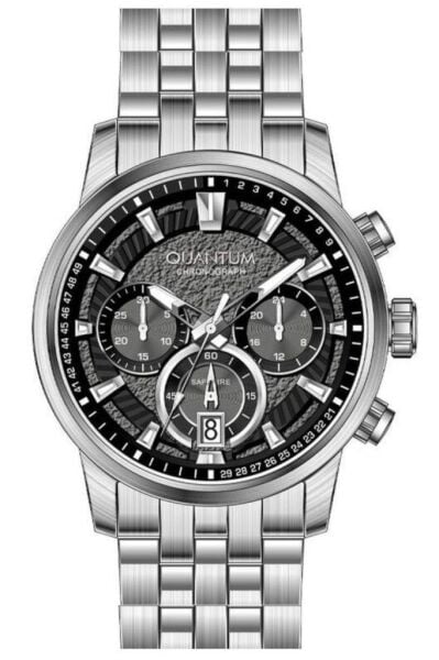 Quantum PWG1164.350 Safir Cam Multifonksiyonlu Erkek Kol Saati