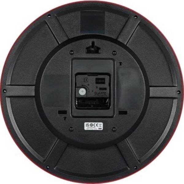 Seiko QXA756R Plastik Kasa Kırmızı Renkli 33 cm Çaplı Quartz Mekanizmalı Duvar Saati