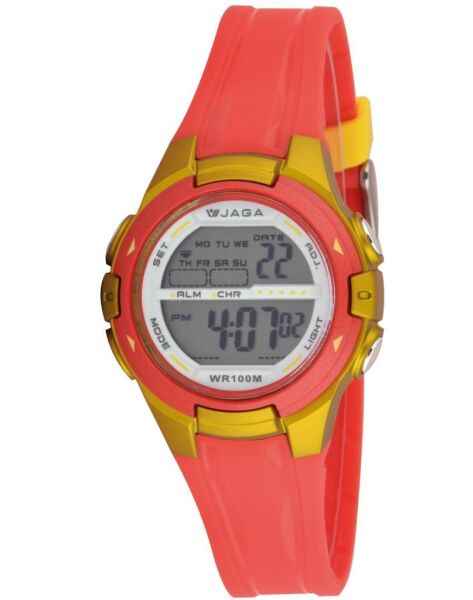 JAGA M1140-0GKG 7-12 Yaş Alarm Kronometre Aydınlatmalı Çocuk Kol Saati