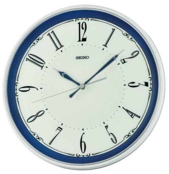 Seiko QXA834W Beyaz Renkli Plastik Kasa Quartz Mekanizmalı Duvar Saati