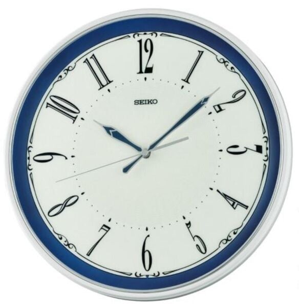 Seiko QXA834W Plastik Kasa Beyaz Renkli 34 cm Çaplı Quartz Mekanizmalı Duvar Saati