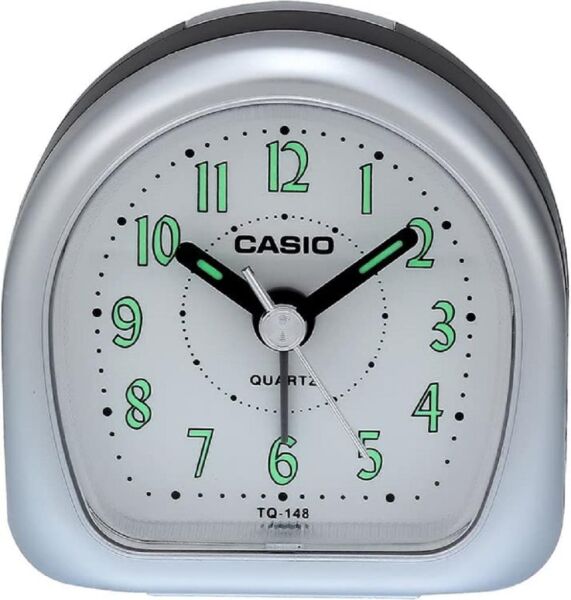 Casio TQ-148-8DF Siyah Beep Alarmlı Fosforlu Masa Saati