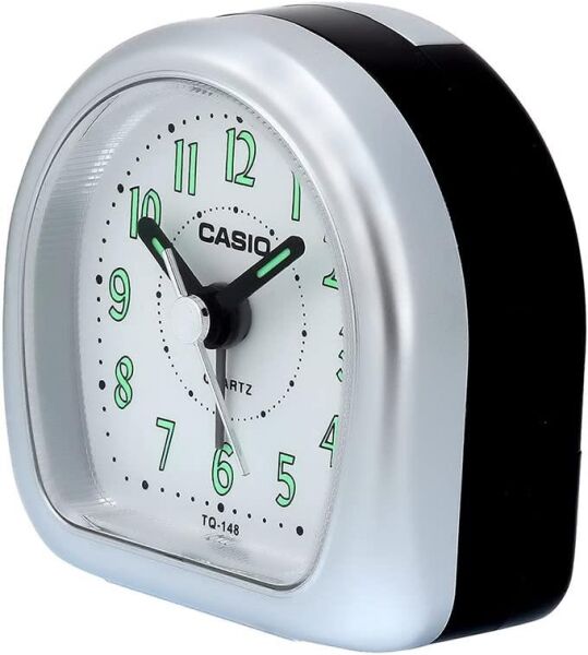 Casio TQ-148-8DF Siyah Beep Alarmlı Fosforlu Masa Saati