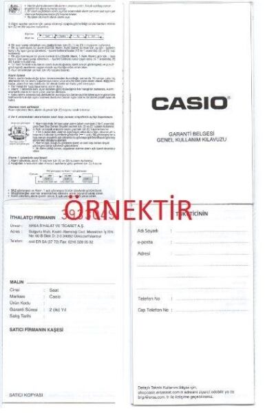 Casio TQ-148-8DF Siyah Beep Alarmlı Fosforlu Masa Saati